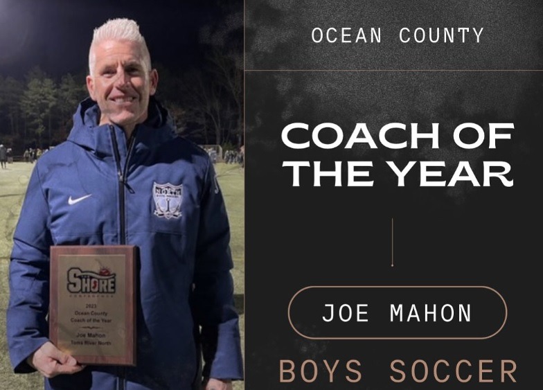 Ocean County Coach of the Year Joe Mahon Boys Soccer